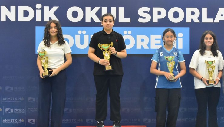 Pendik Okul Sporları Ödül Töreni Düzenlendi