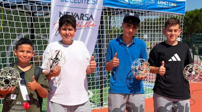 Pendik Belediyesi “Drone Futbolu” düzenledi