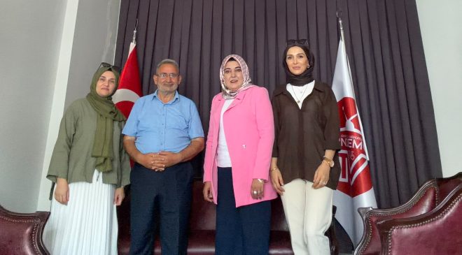 Yeniden Refah Partisi Pendik Kadın Kolları’ndan Gündem 34 TV ve Anadolu Yakası Gündem Gazetesi’ne Ziyaret