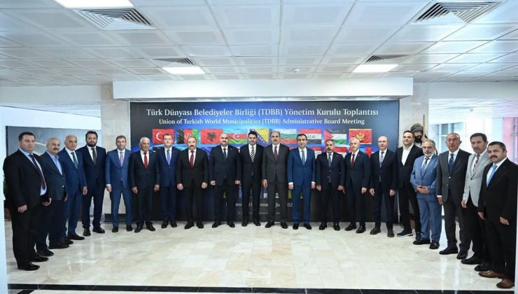 Ahmet Cin, Türk Dünyası Belediyeler Birliği Yönetim Kurulu Toplantısı’na Katıldı