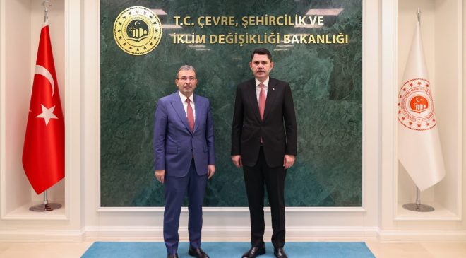 Başkan Ahmet Cin, Bakan Kurum ile Ankara’da Bir Araya Geldi