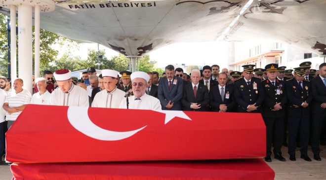 ŞEHİT POLİS MELİH KAYGUSUZ SON YOLCULUĞUNA UĞURLANDI
