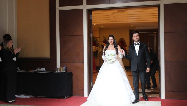 Siyaset ve İş Dünyasını Buluşturan Düğün: Ayla Helin Çelik ve Erkut Yeter Dünyaevine Girdi