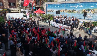 Pendik’te Gazze İçin Basın Açıklaması