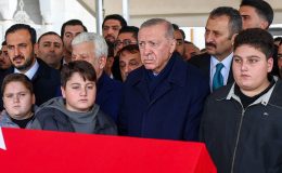 CUMHURBAŞKANI ERDOĞAN, DÜNDAR ZİYA GÜLTEKİN’İN CENAZE TÖRENİNE KATILDI